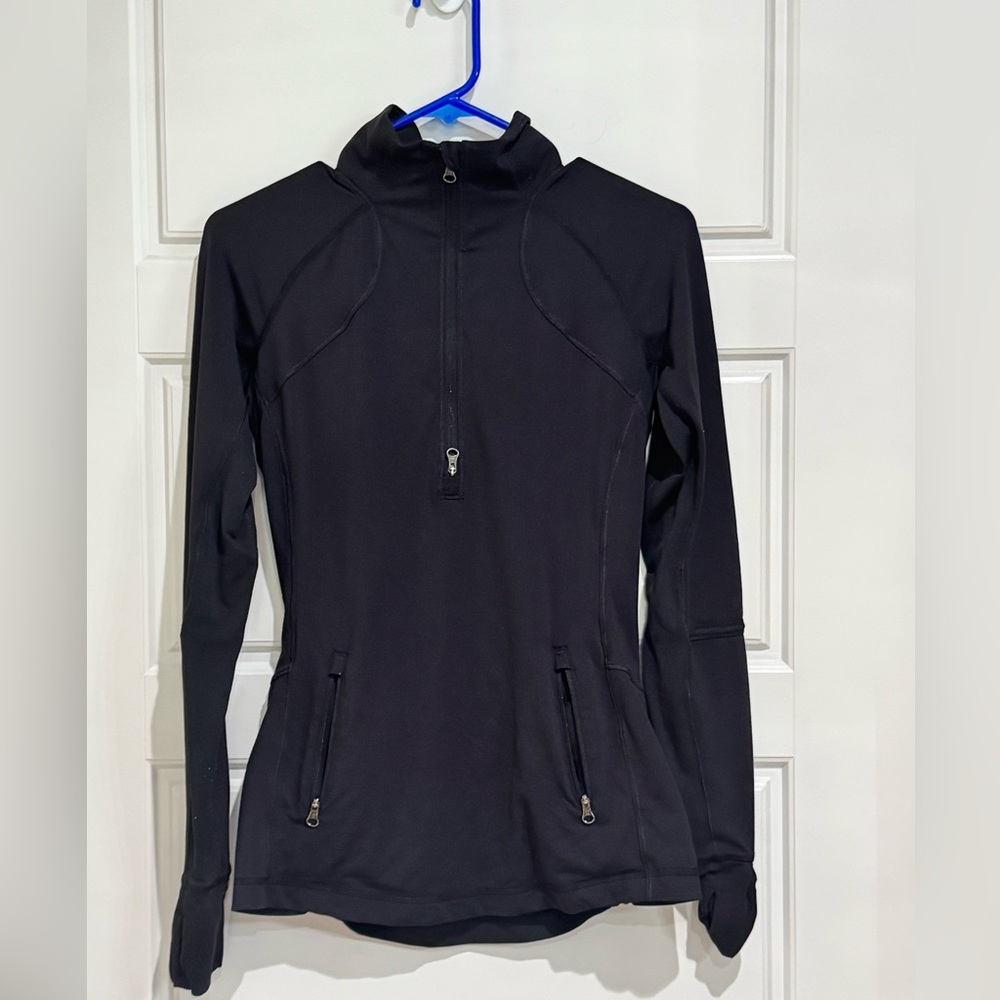 lululemon athletica Charcoal Half-Zip Sweatshirt